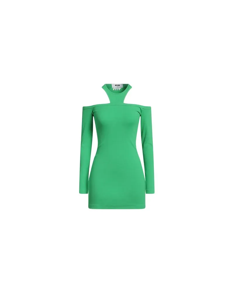 MSGM KLEIDER - Mini-Kleiderauf YOOX.COM Grün