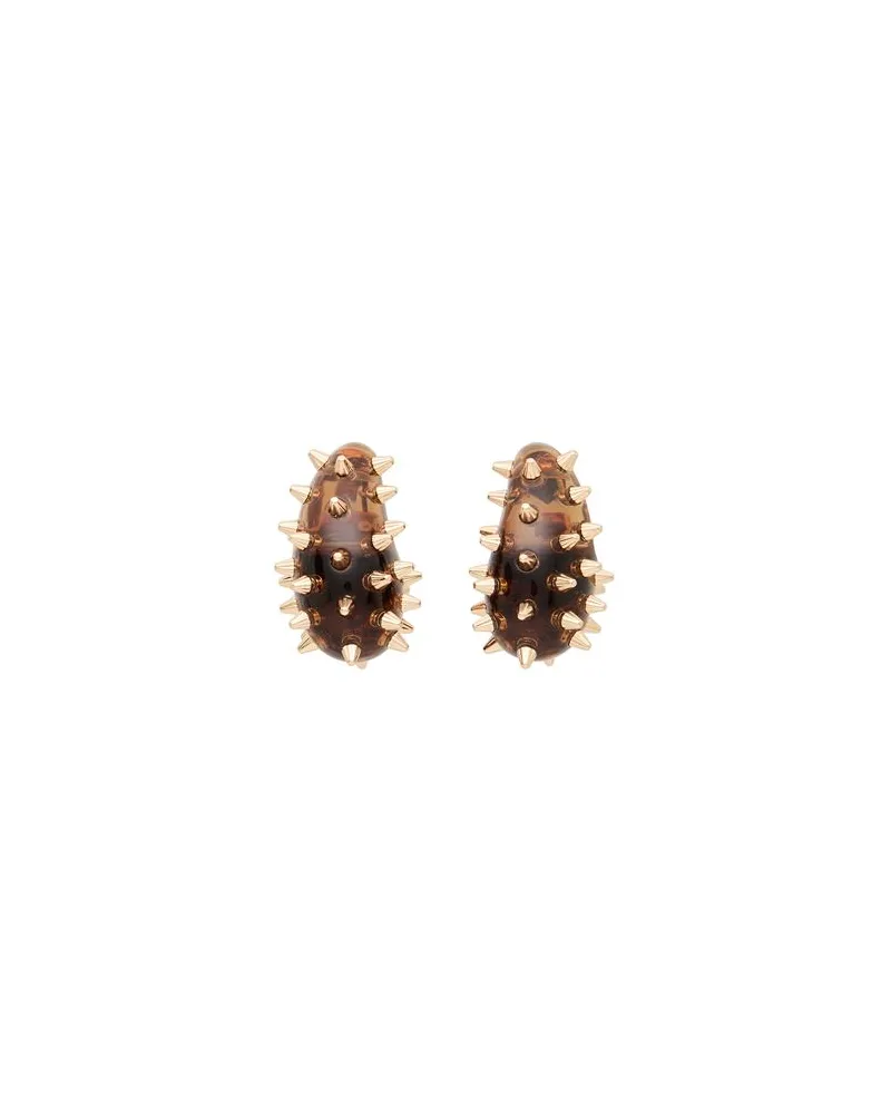 Tory Burch SCHMUCK und UHREN - Ohrringeauf YOOX.COM Dunkelbraun