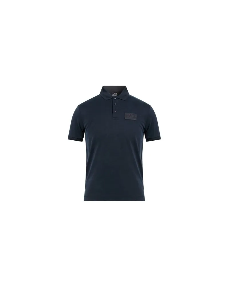 EA7 TOPS - Poloshirtsauf YOOX.COM Marineblau