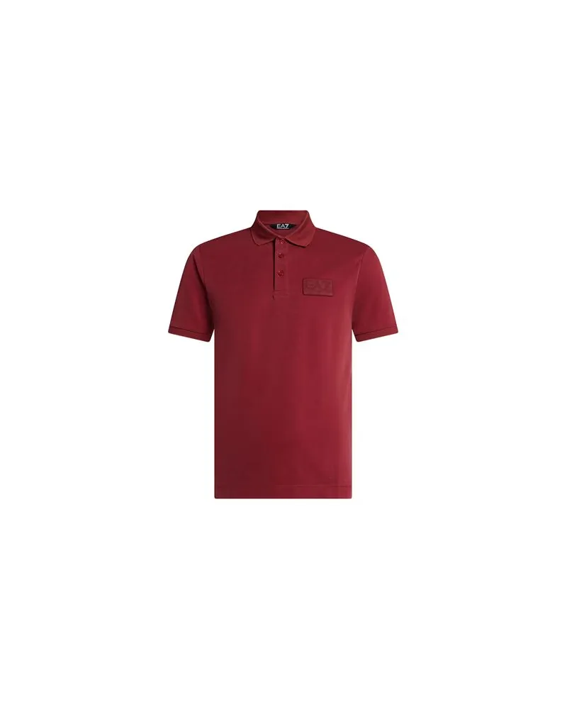 EA7 TOPS - Poloshirtsauf YOOX.COM Ziegelrot