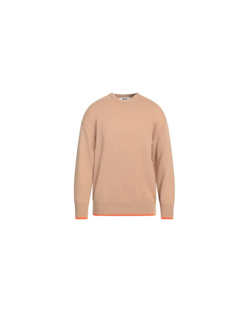 MSGM STRICKWAREN - Pulloverauf YOOX.COM Kamel