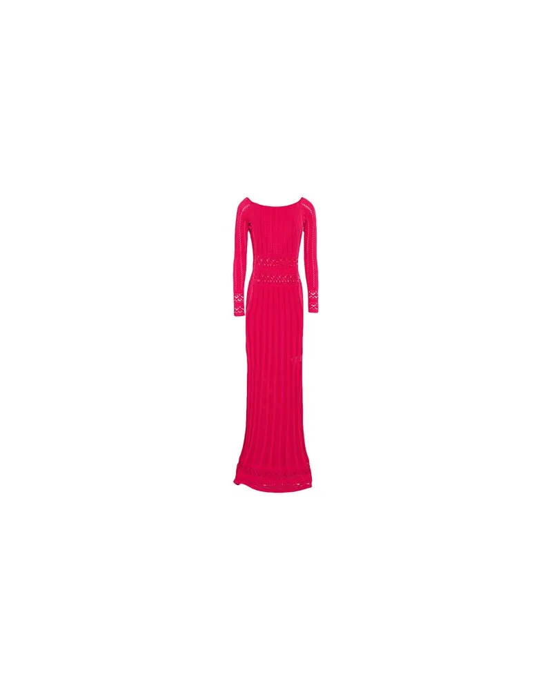 Elisabetta Franchi KLEIDER - Maxi-Kleiderauf YOOX.COM Fuchsia