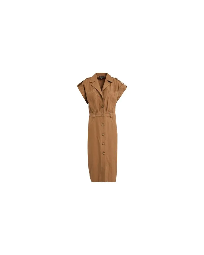 Luisa Spagnoli KLEIDER - Midi-Kleiderauf YOOX.COM Kamel