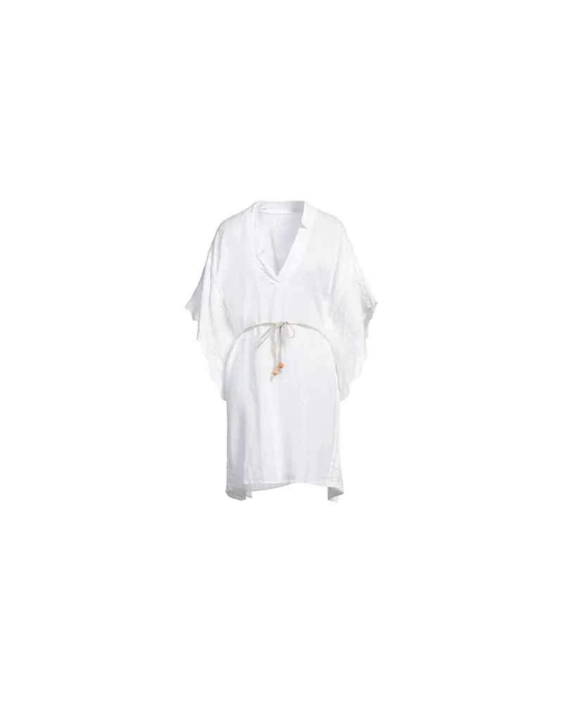 120% Lino KLEIDER - Mini-Kleiderauf YOOX.COM Weiß