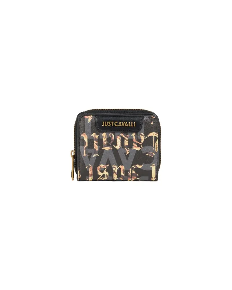 Just Cavalli Kleinlederwaren - Brieftaschenauf YOOX.COM Schwarz