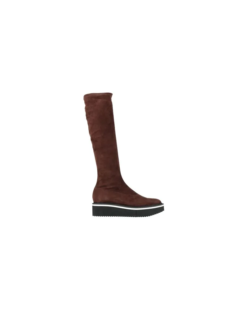 Robert Clergerie SCHUHE - Stiefelauf YOOX.COM Schokobraun