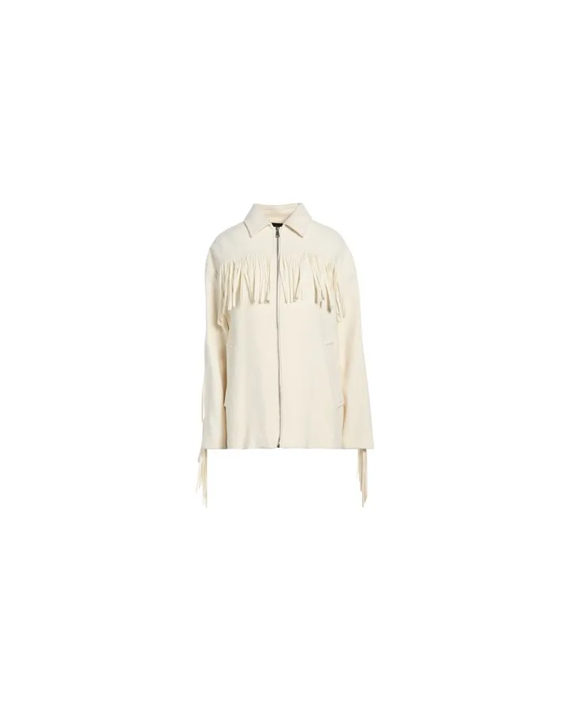 Pinko JACKEN & MÄNTEL - Mäntelauf YOOX.COM Cremeweiß