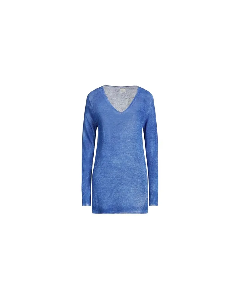 120% Lino STRICKWAREN - Pulloverauf YOOX.COM Blau