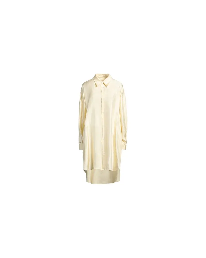 Maison Margiela KLEIDER - Mini-Kleiderauf YOOX.COM Pastellgelb
