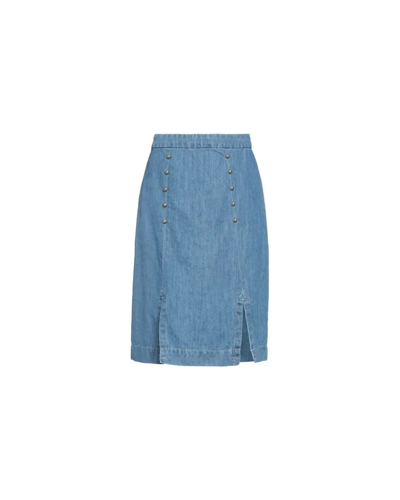 7 for all mankind HOSEN & RÖCKE - Jeansröckeauf YOOX.COM Blau