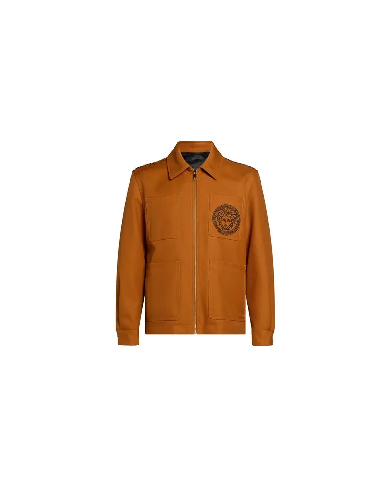 Versace JACKEN & MÄNTEL - Jacken und Anoraksauf YOOX.COM Kamel