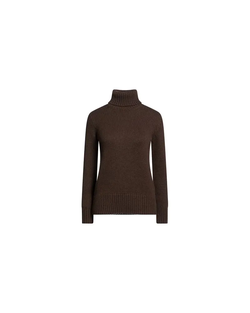 MOORER STRICKWAREN - Rollkragenpulloverauf YOOX.COM Schokobraun