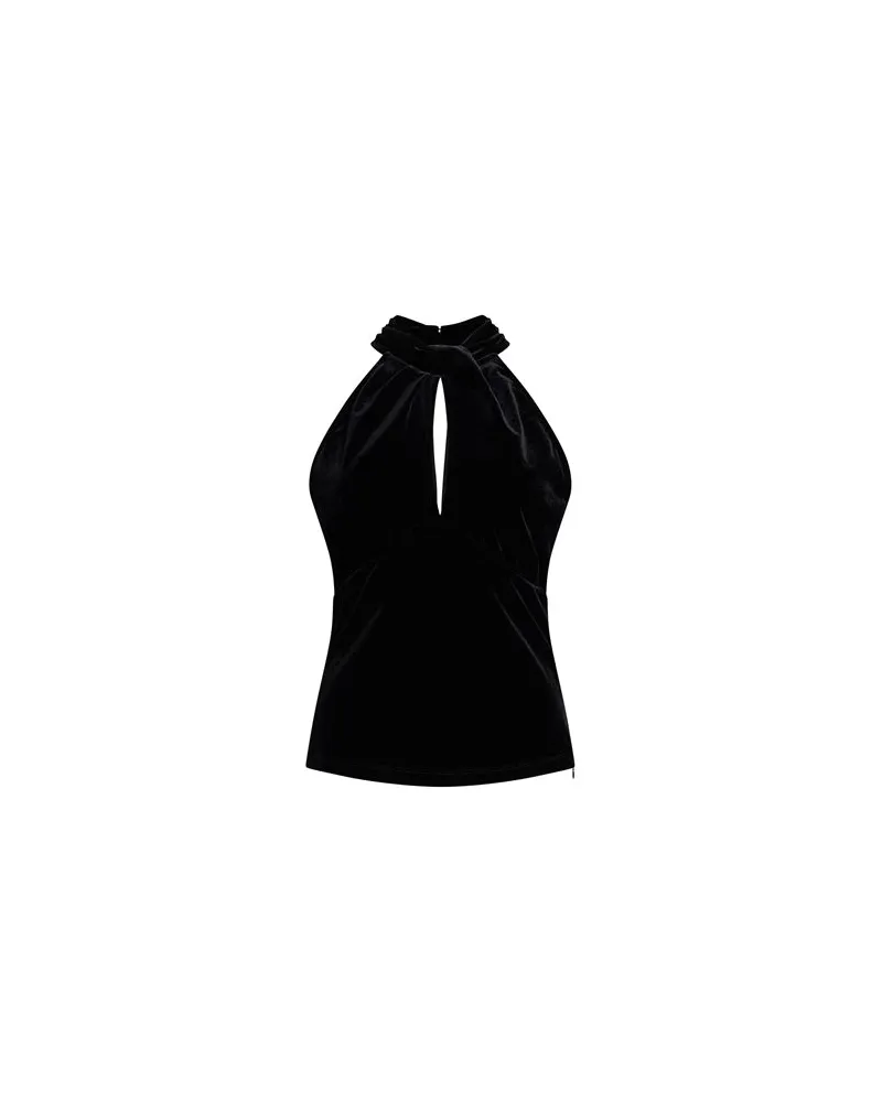 Ganni TOPS - Topsauf YOOX.COM Schwarz