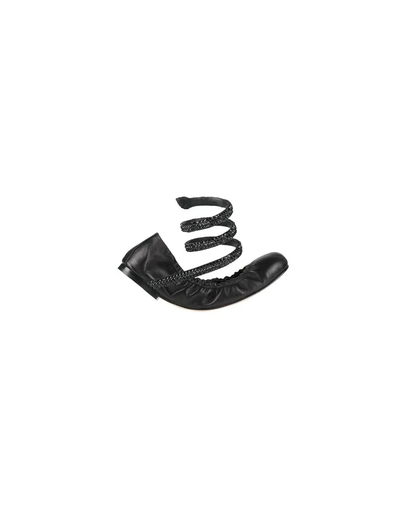 René Caovilla SCHUHE - Ballerinasauf YOOX.COM Schwarz