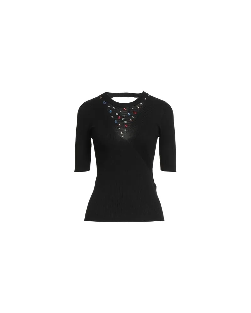Liu Jo BETTER - STRICKWAREN - Pulloverauf YOOX.COM Schwarz