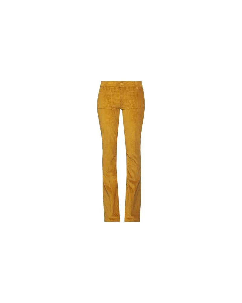 Dondup HOSEN & RÖCKE - Hosenauf YOOX.COM Senf