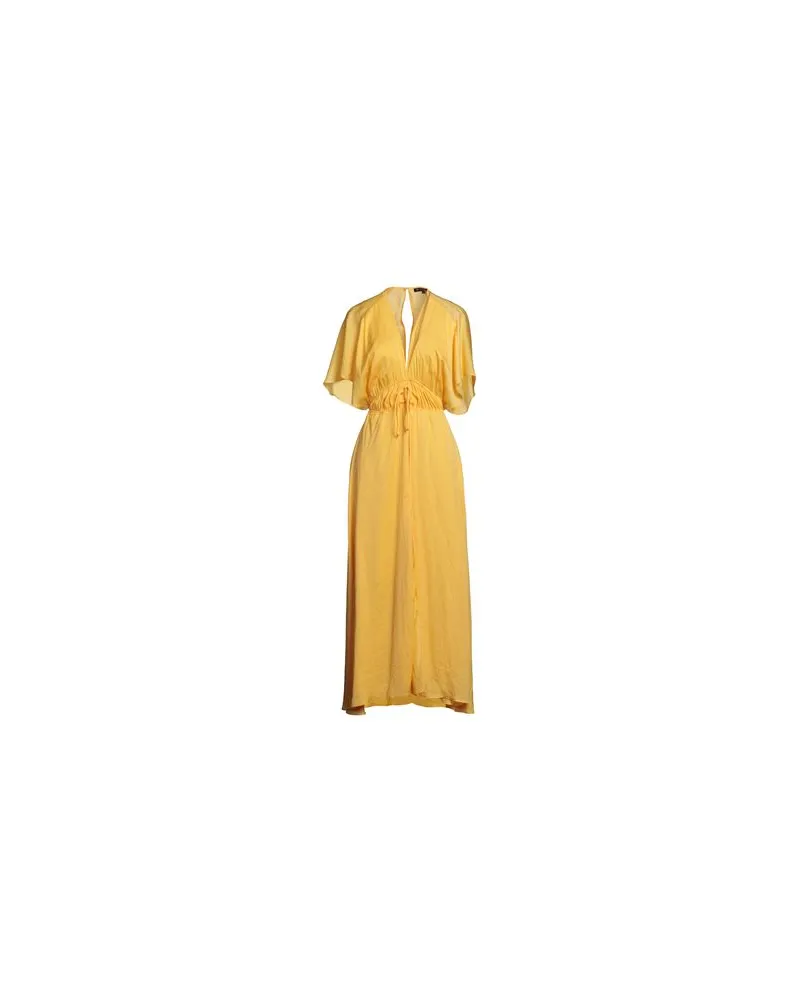Maje KLEIDER - Maxi-Kleiderauf YOOX.COM Gelb