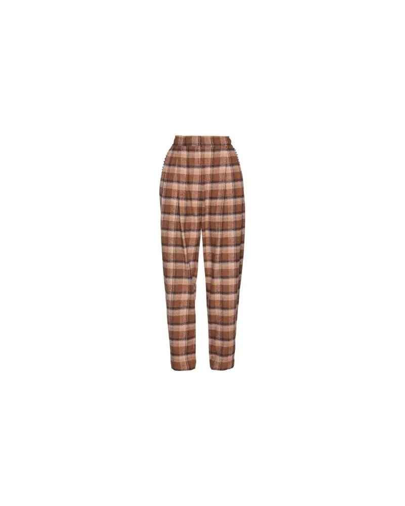 Emma & Gaia HOSEN & RÖCKE - Hosenauf YOOX.COM Braun