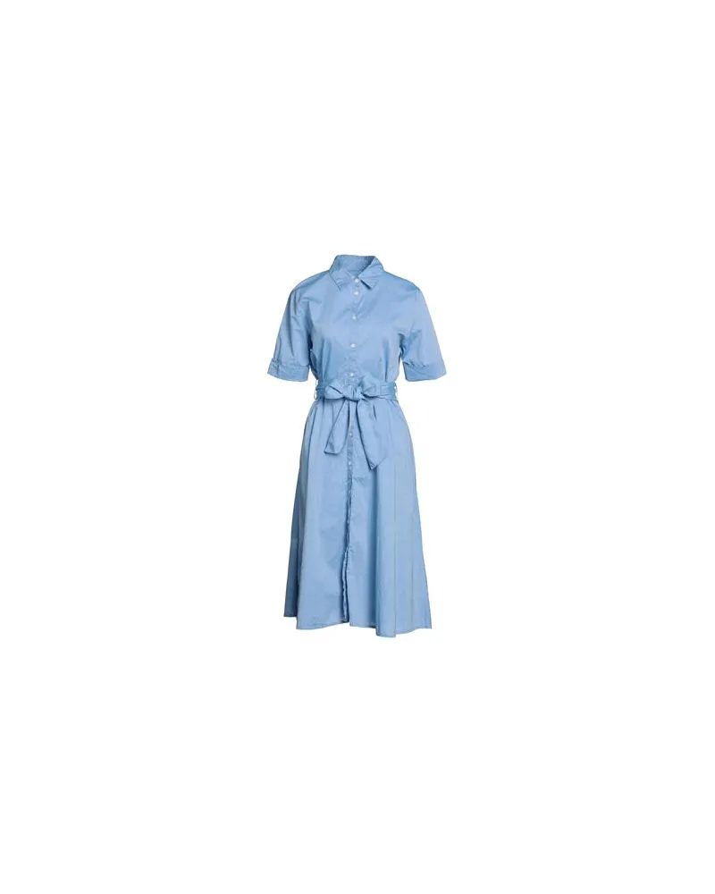 Woolrich KLEIDER - Midi-Kleiderauf YOOX.COM Azurblau