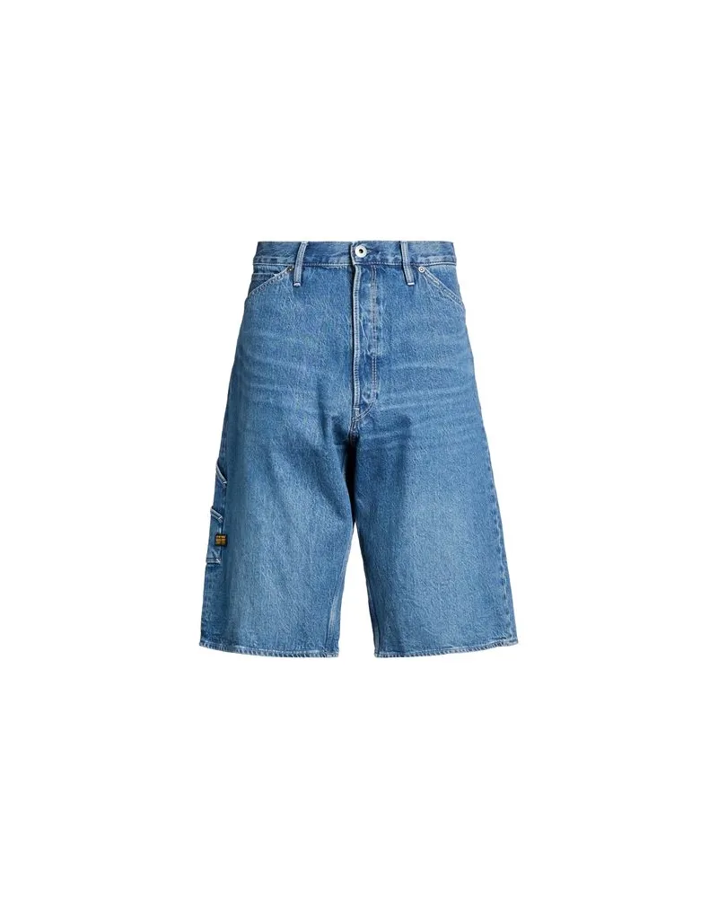 G-STAR RAW HOSEN & RÖCKE - Jeansshortsauf YOOX.COM Blau