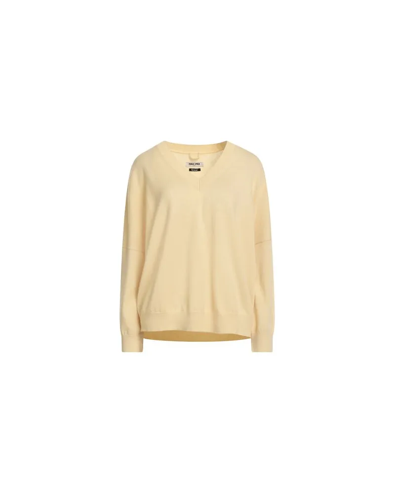 MAX&MOI STRICKWAREN - Pulloverauf YOOX.COM Pastellgelb