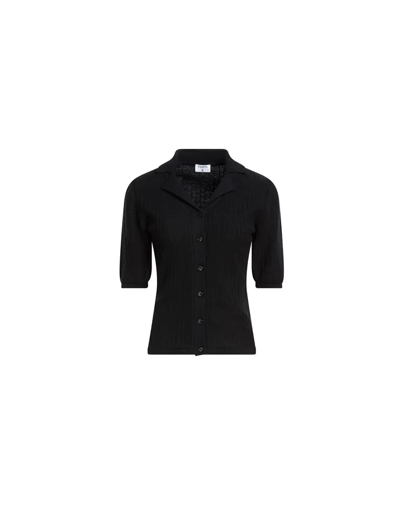 Filippa K STRICKWAREN - Strickjackenauf YOOX.COM Schwarz