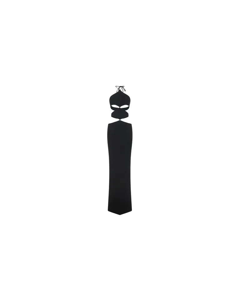 Mônot KLEIDER - Maxi-Kleiderauf YOOX.COM Schwarz
