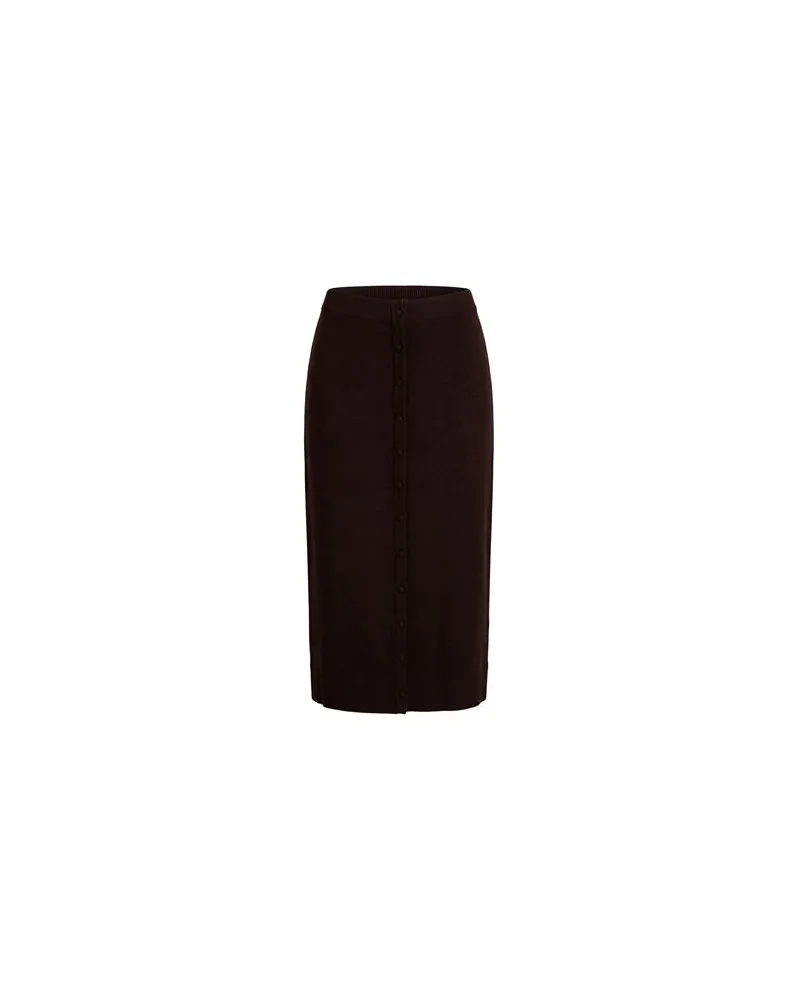 Victoria Beckham HOSEN & RÖCKE - Midi-Röckeauf YOOX.COM Schokobraun