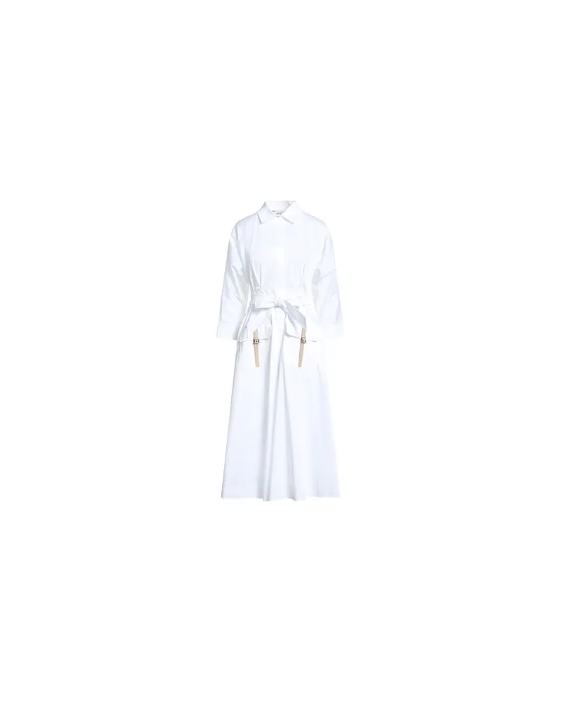 Max Mara KLEIDER - Midi-Kleiderauf YOOX.COM Weiß