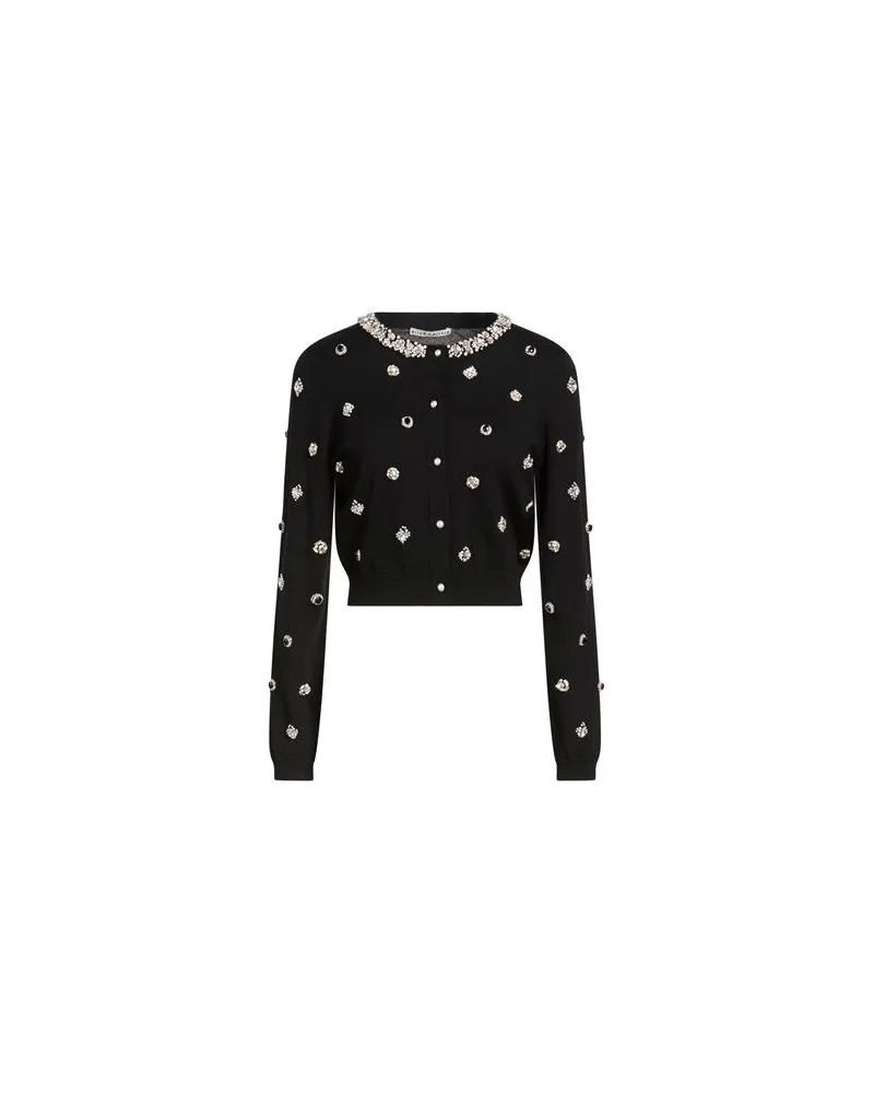 Alice + Olivia STRICKWAREN - Strickjackenauf YOOX.COM Schwarz