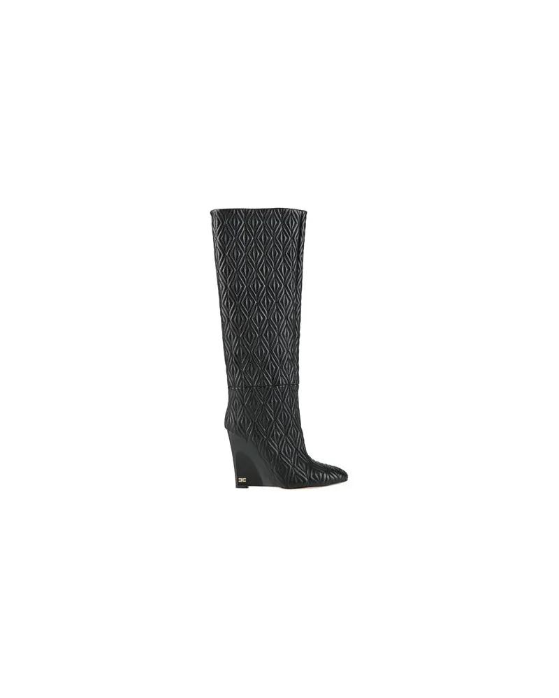 Elisabetta Franchi SCHUHE - Stiefelauf YOOX.COM Schwarz