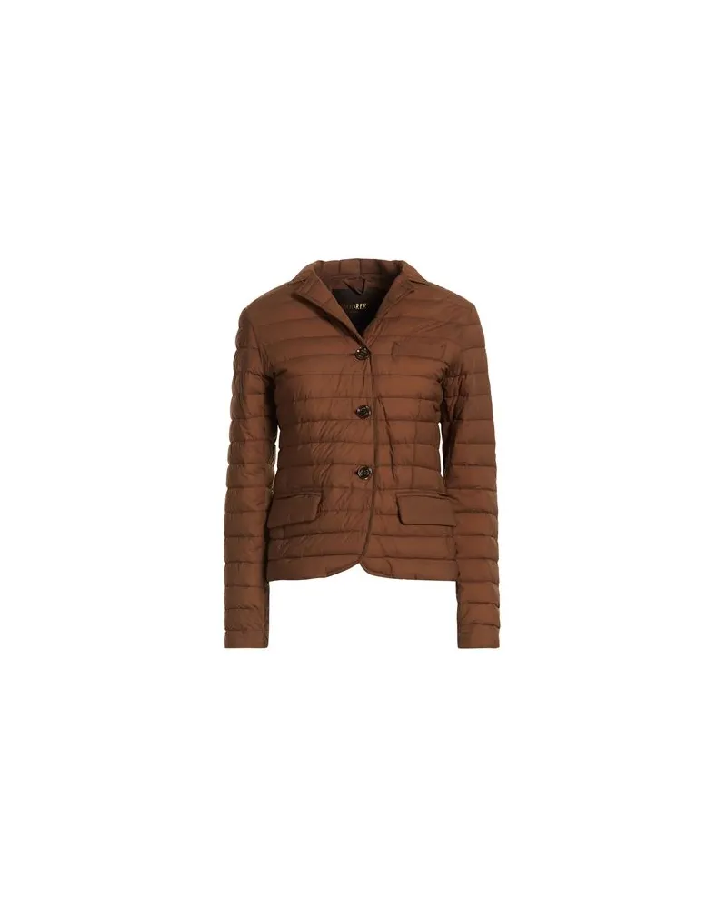MOORER JACKEN & MÄNTEL - Pufferjacken & Daunenjackenauf YOOX.COM Braun