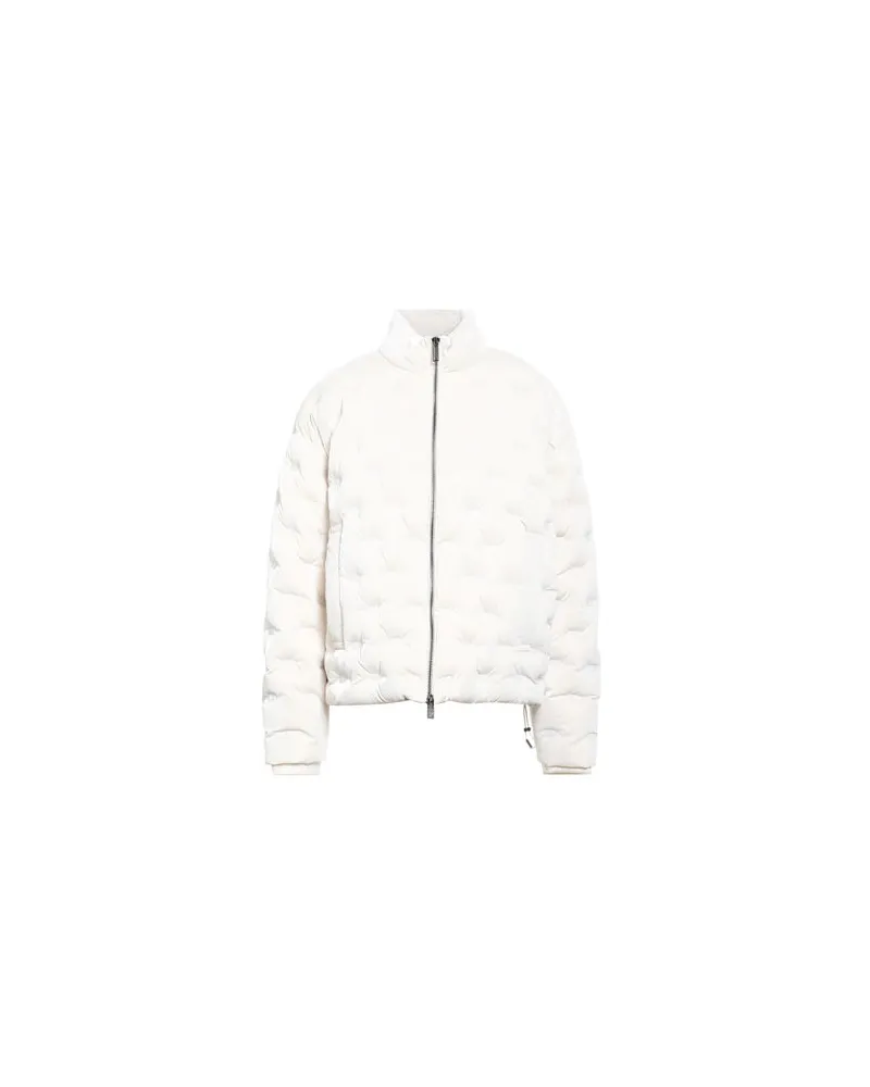 Emporio Armani JACKEN & MÄNTEL - Pufferjacken & Daunenjackenauf YOOX.COM Cremeweiß