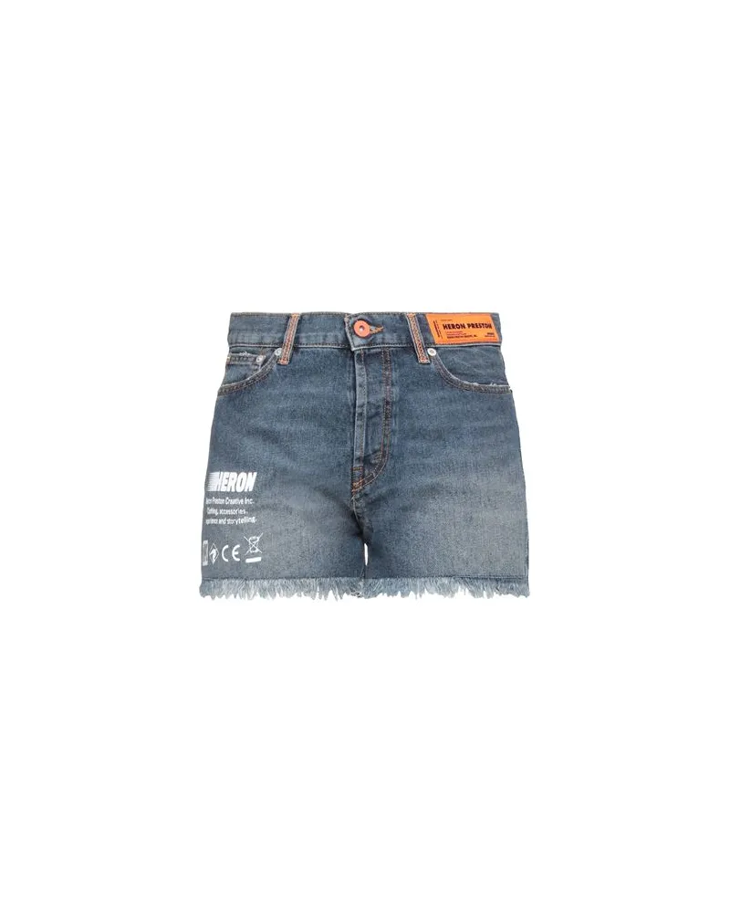 Heron Preston HOSEN & RÖCKE - Jeansshortsauf YOOX.COM Blau