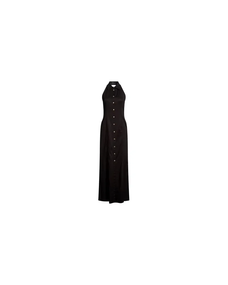 IMPERIAL KLEIDER - Maxi-Kleiderauf YOOX.COM Schwarz