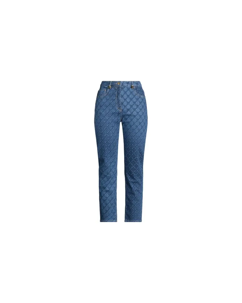 Elisabetta Franchi HOSEN & RÖCKE - Jeanshosenauf YOOX.COM Blau