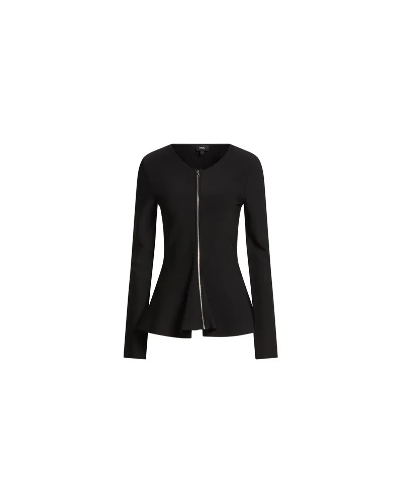 Theory STRICKWAREN - Strickjackenauf YOOX.COM Schwarz