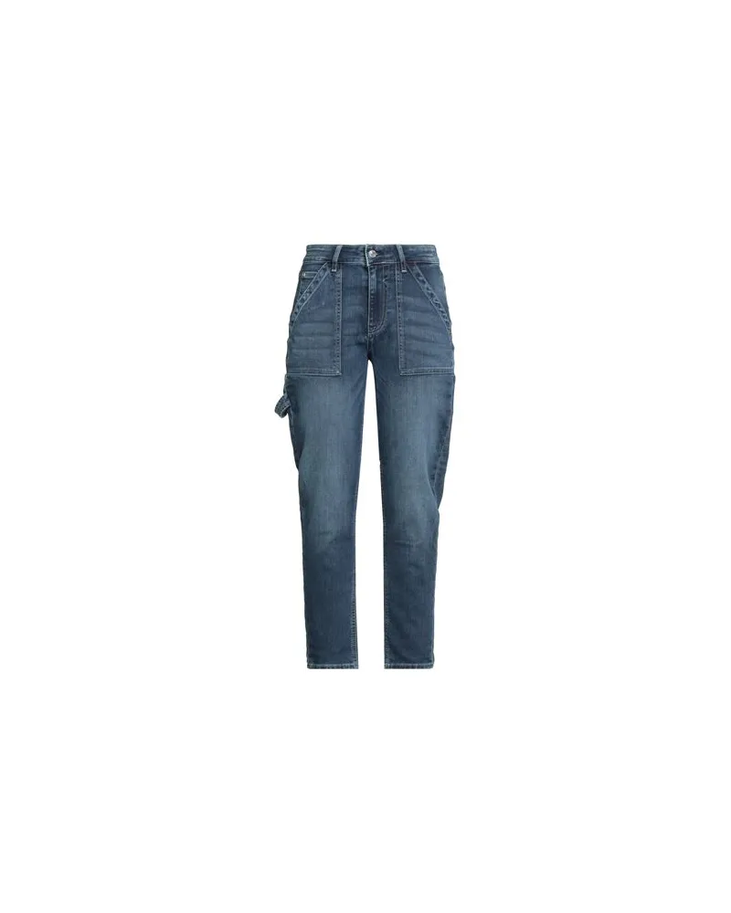 Guess HOSEN & RÖCKE - Jeanshosenauf YOOX.COM Blau