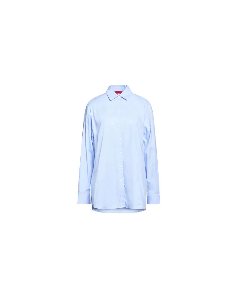 MAX&Co. WITH PIETRO TERZINI - TOPS - Hemdenauf YOOX.COM Hellblau