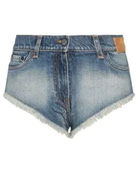 Palm Angels Jeansshorts Blau