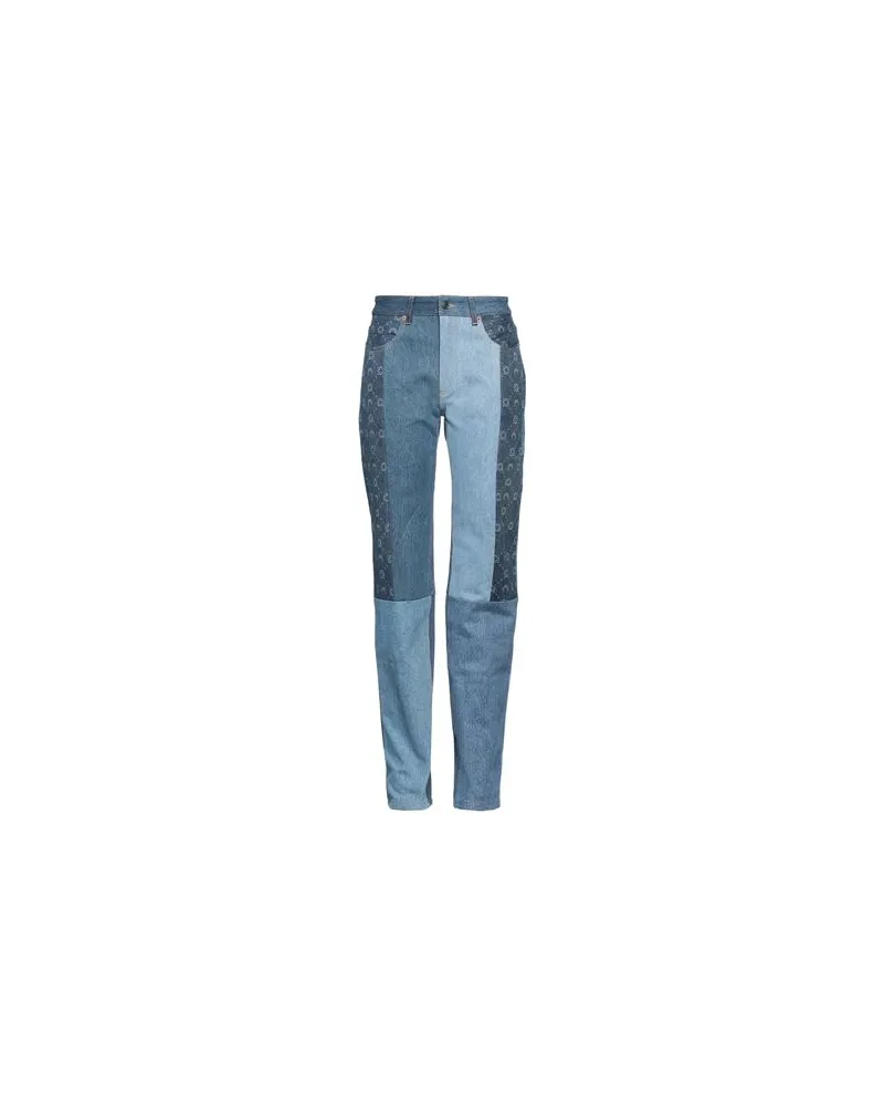 Marine Serre HOSEN & RÖCKE - Jeanshosenauf YOOX.COM Blau