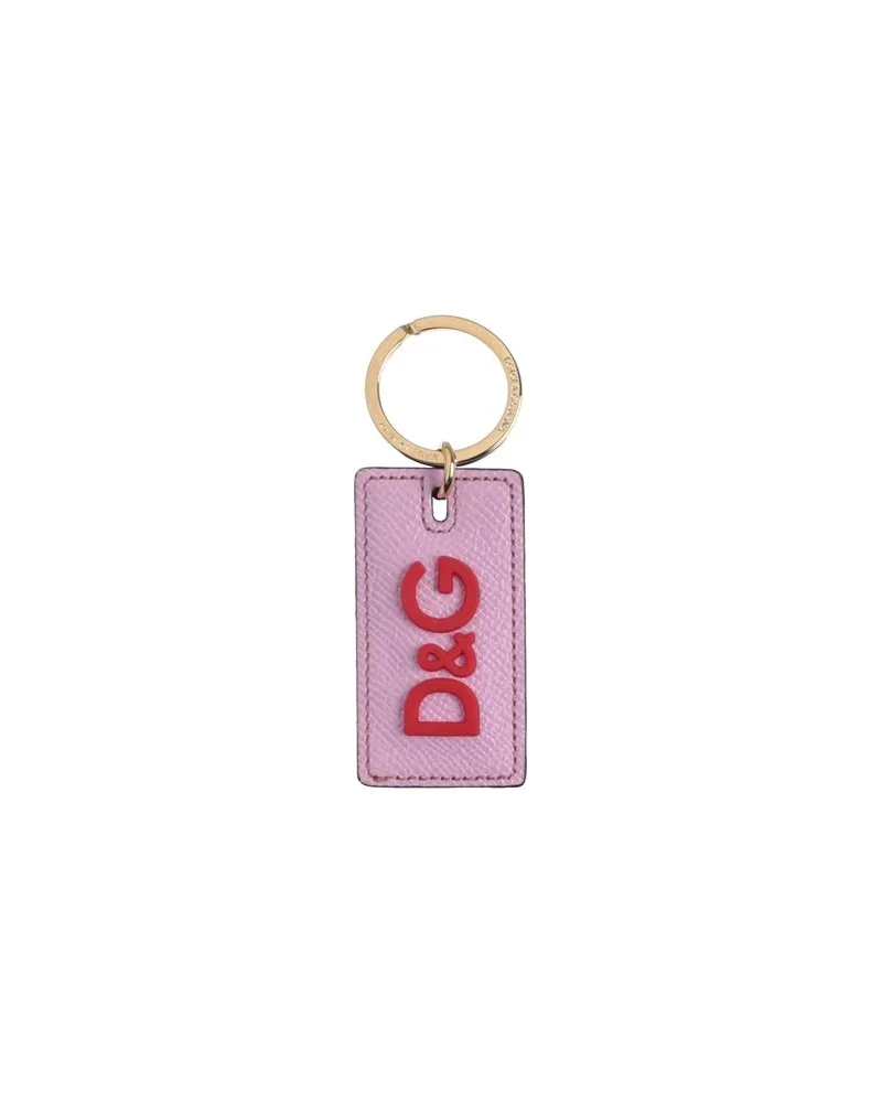Dolce & Gabbana Kleinlederwaren - Schlüsselanhängerauf YOOX.COM Rosa