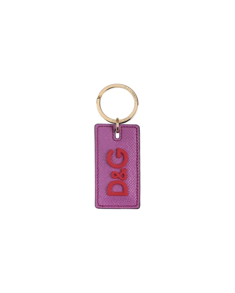 Dolce & Gabbana Kleinlederwaren - Schlüsselanhängerauf YOOX.COM Violett