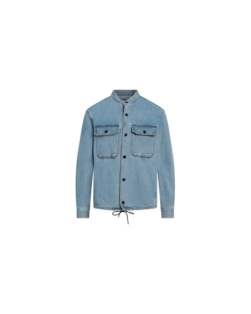 Emporio Armani TOPS - Jeanshemdenauf YOOX.COM Blau