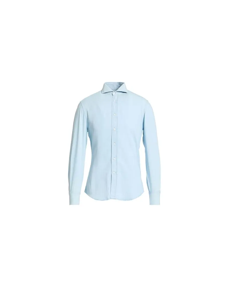 Brunello Cucinelli TOPS - Jeanshemdenauf YOOX.COM Blau