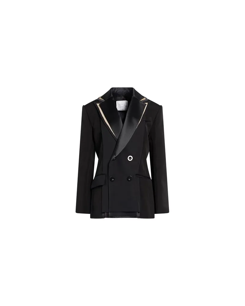 Sacai ANZÜGE und CO-ORDS - Blazersauf YOOX.COM Schwarz