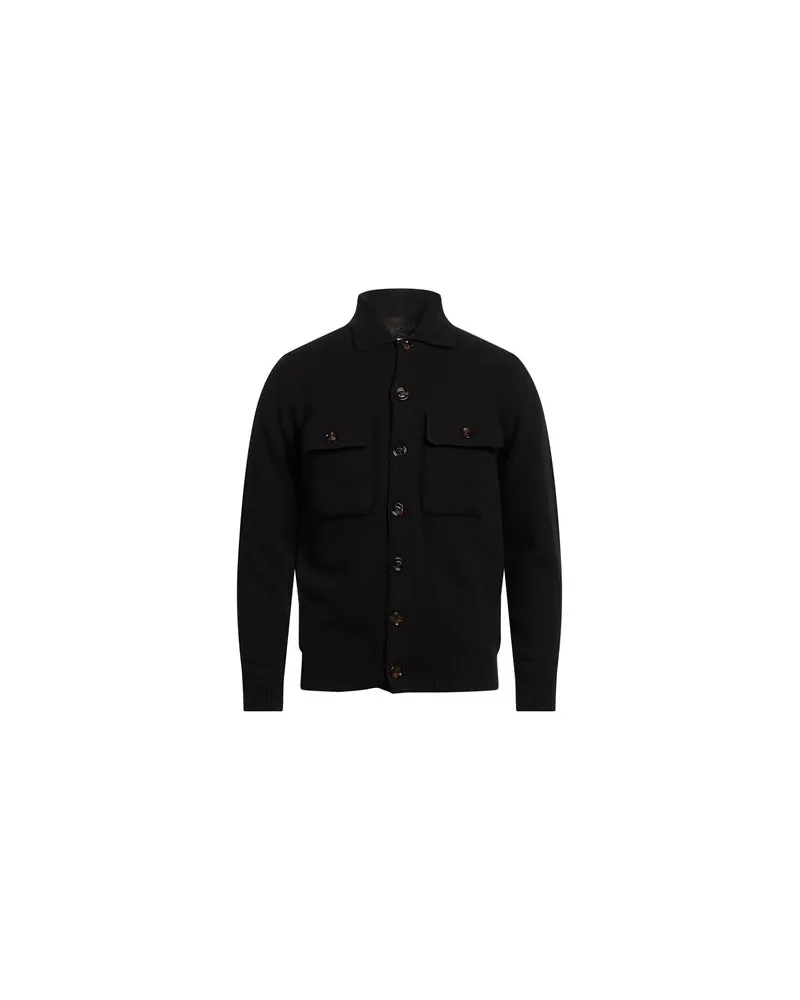 MOORER STRICKWAREN - Strickjackenauf YOOX.COM Schwarz