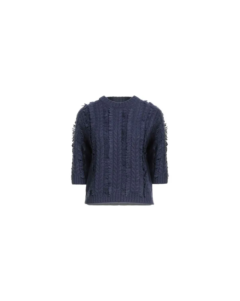 Caractère STRICKWAREN - Pulloverauf YOOX.COM Marineblau