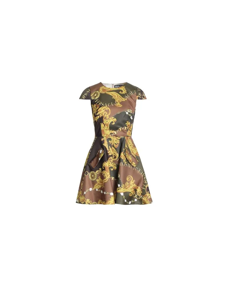 Versace Jeans KLEIDER - Mini-Kleiderauf YOOX.COM Militärgrün