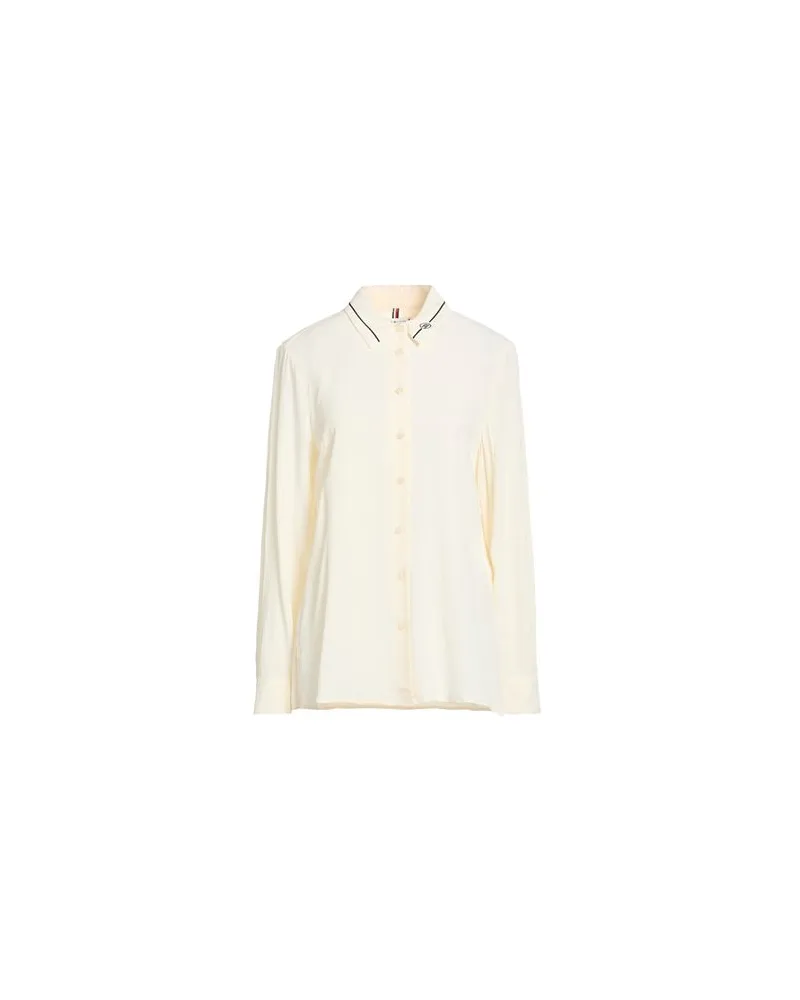 Tommy Hilfiger TOPS - Hemdenauf YOOX.COM Cremeweiß